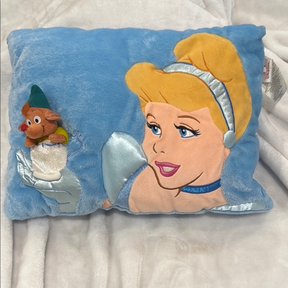 Disney Other - Cinderella Plush Pillow with Gus Gus